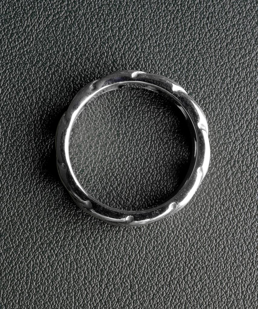 Button Seoul Single Cuban Chain Ring