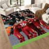 Liverpool Football Club Teppich Geeignet für Dekoration Zimmer Küche Spielzimmer Wohnzimmer Rutschfester Teppich Büro Heimdekoration