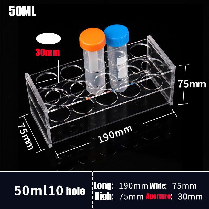 

0.2ML/0.5ML/1.5ML/2ML/10ML/15ML/50ML Test Tube Rack Test Tube Holder 40/40/24/24/18/10 Hole Laboratory School Equipment Supplies