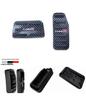 Alloy Rubber Anti-Slip Throttle & Brake Pedal Cover for City, Fit, Crider, Vezel, Greiz, XRV