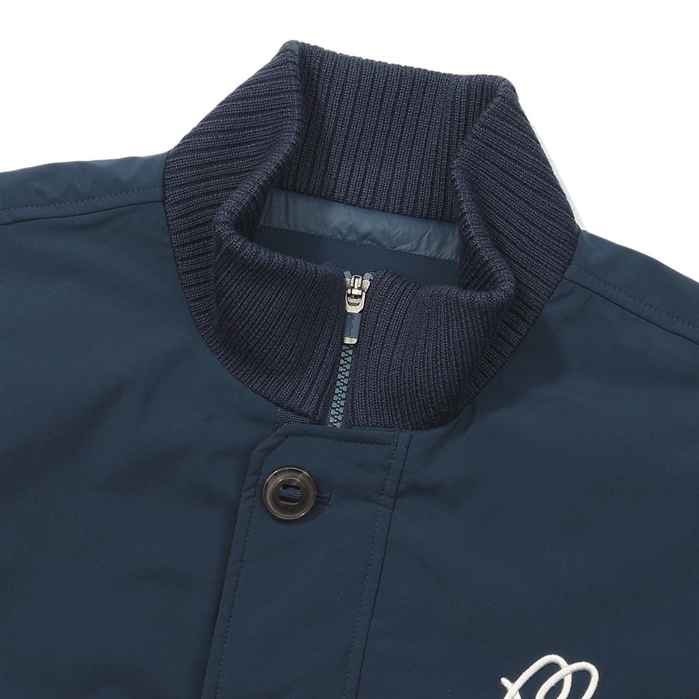 Malbon Golf M Button Padded Jacket Navy (Man)