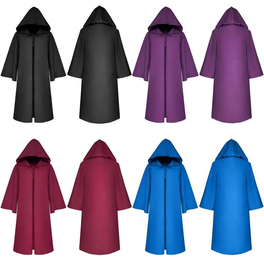 Premium Quality Star Wars Jedi Warrior Hooded Cloak Cape Robe For Cosplay Events