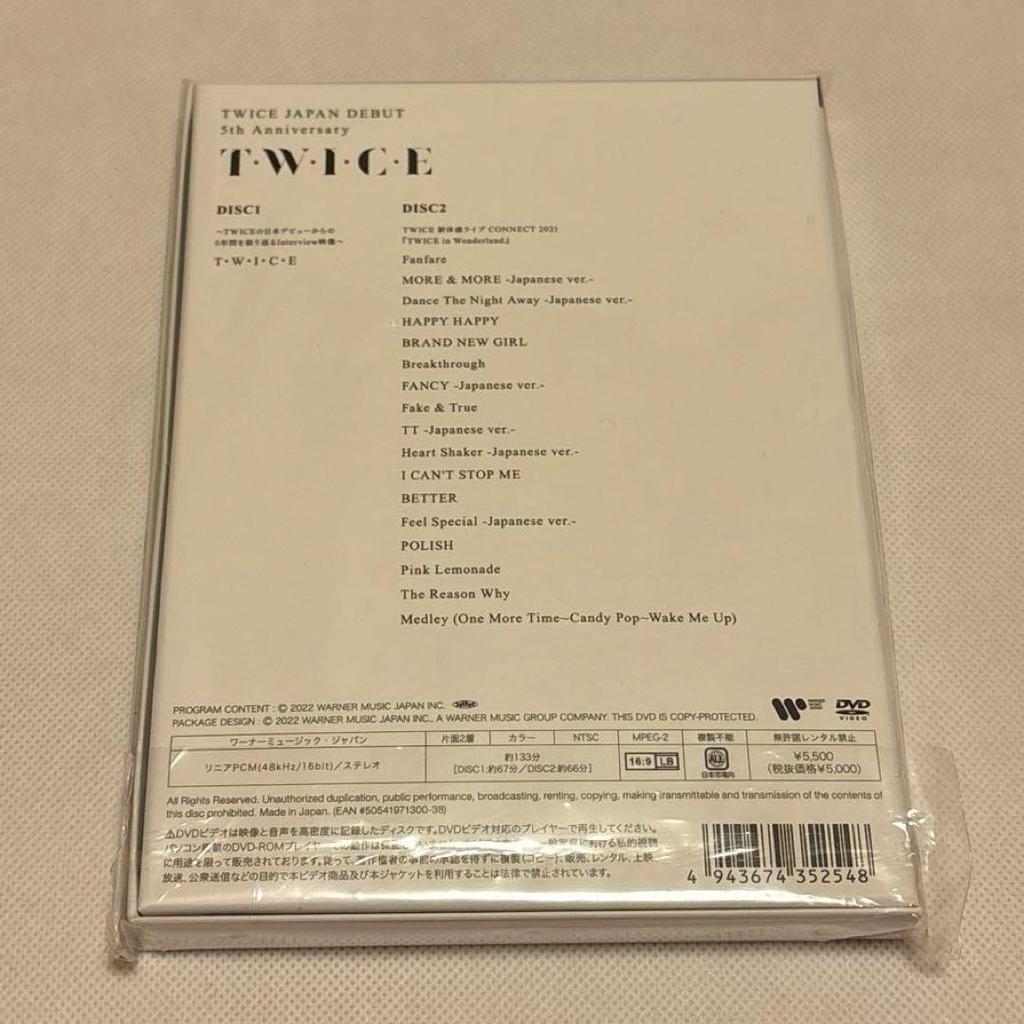 [USED] TWICE JAPAN DEBUT 5th Anniversary Limited Edition
