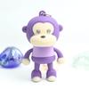 Kawaii Children Car Cute Cartoon Gift Bags Accessories Toy Keychain Keyring Monkey with LED Light