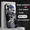 Classic Anime Digimon Japan Art Poster Phone Case For Redmi Note 14 13 12 11 Pro Plus S 5G 14C A3 Soft Black Phone Cover