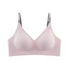 Women Seamless Wireless Gathering Bra Push Up Anti Sagging Side Collection Comfort Bra