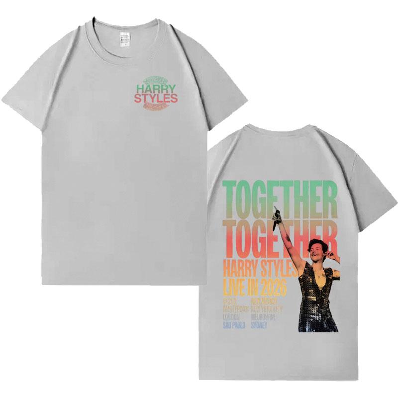 2026 Chanteur Harry Styles T-shirts Graphiques Tendance Album Esthétique Coton T-shirt Hommes Femmes Décontracté Oversize T-shirt Cadeau Fans