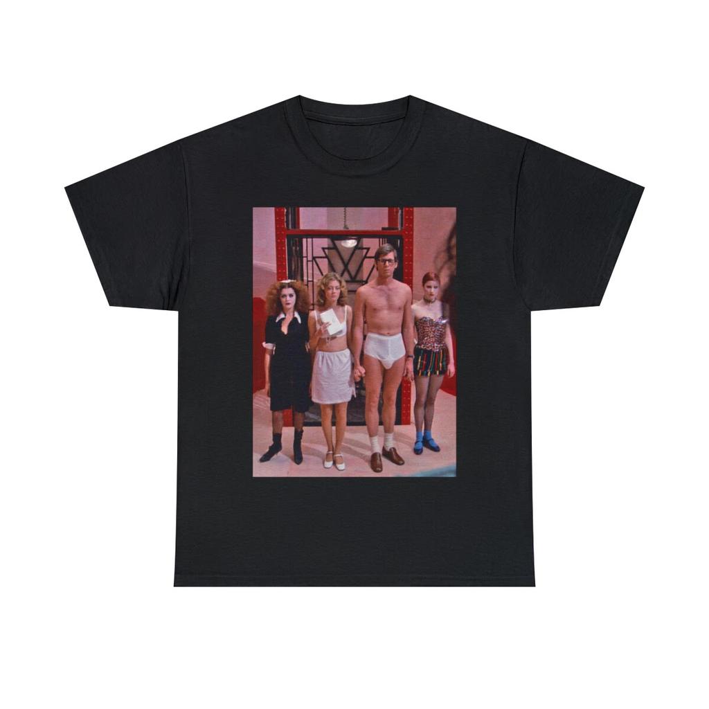 Rocky Horror Picture Show Brad, Janet, Columbia Magenta Short Sleeve Tee
