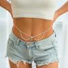 Summer Beach Rice Beads Belly Button Waist Chain Waist Chain Retro Color Beaded Body Chain Female