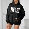 Dames Losse Comfortabele Casual Mode Karakter Bedrukt Hoodie Lange Mouw Sweatshirt