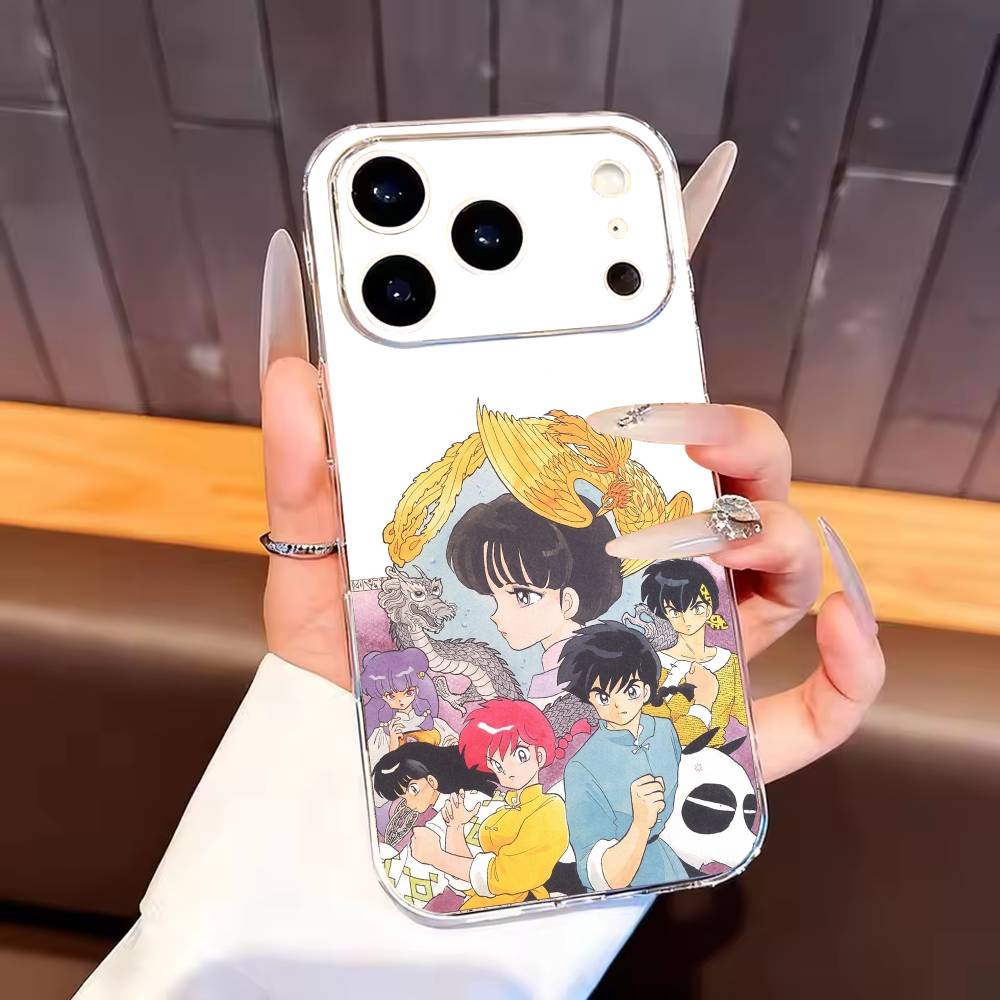 Comics R-Ranma 1-2 Phone Case For iPhone17,16,15,14,13,12,11 Plus,Pro Max Soft Transparent Cover