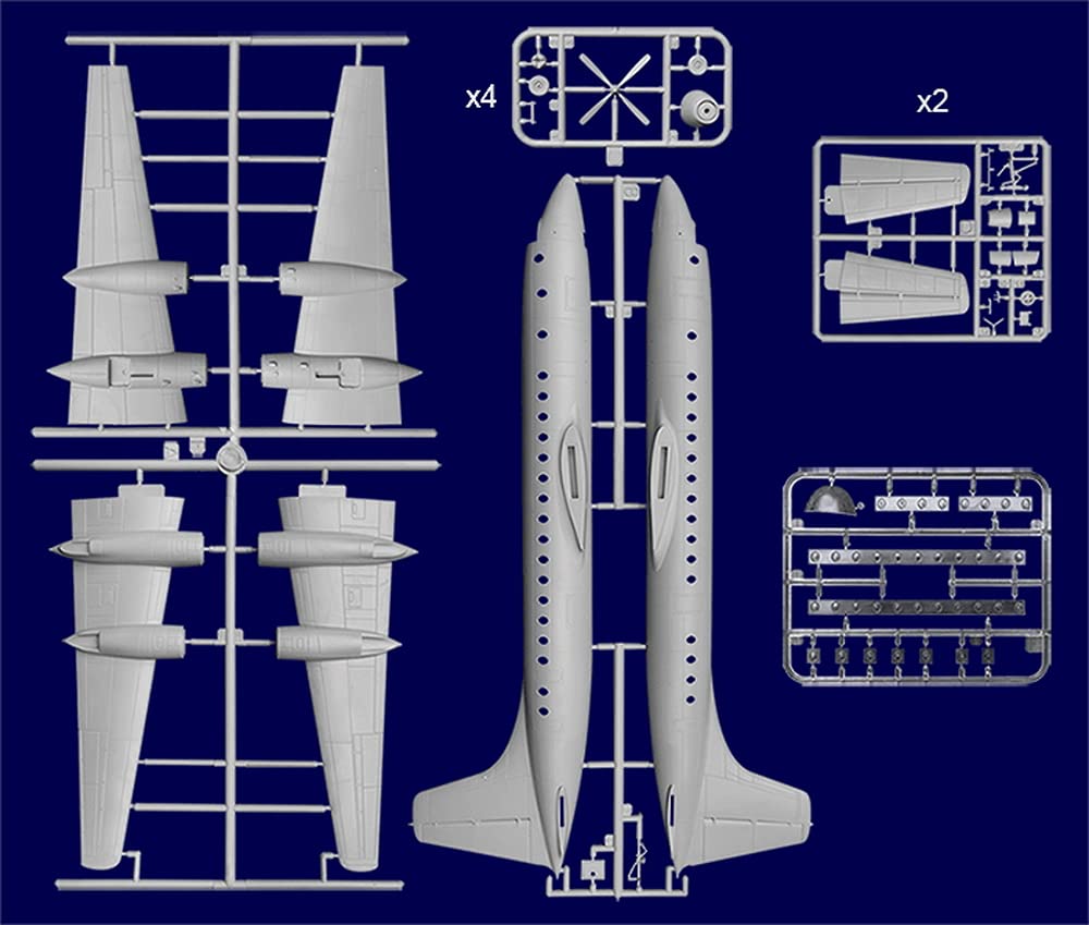 Roden Scale British Bristol 175 Britannia Turboprop Airliner African Safari Airways Plastic Model Kit RE14326 1/144