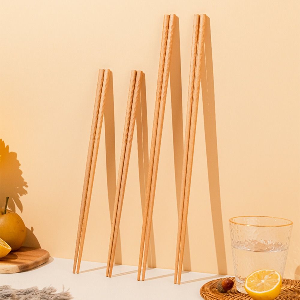 Non-slip Hot Pot Wooden Sushi Noodles Kitchen Utensils Frying Tool Cooking Accessories Chopsticks