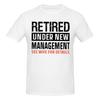 Unisex RetireUnisext Funny Retired Under New UnisexageUnisext Awesome T Shirt Streetwear Cotton Crewneck Unisex Clothing