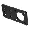 NEMA 17 Anodized Aluminum Stepper Motor Mounting Plate 3D Printer Accessories(Black)