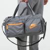 Nike Fabric Sports Bag, Travel Bag, Gym Bag Regular Unisex Gray/Orange BA6169-084