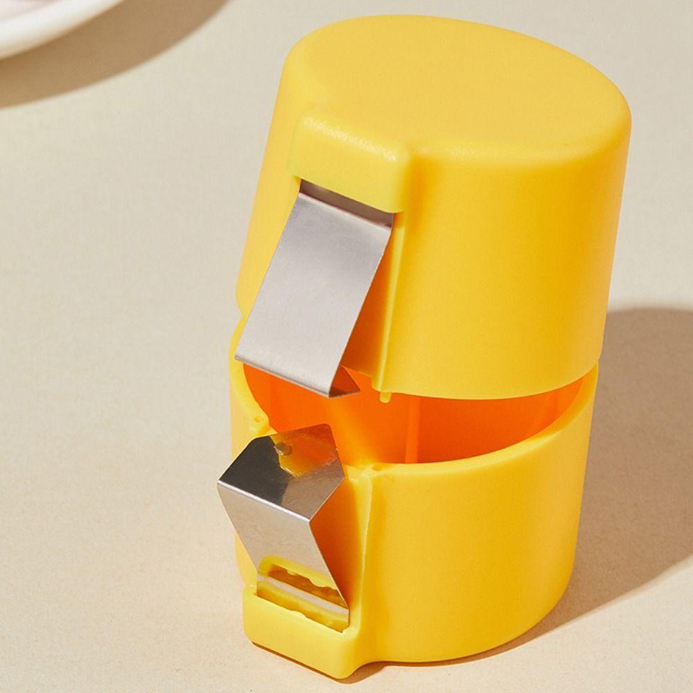 3pcs Effortless Egg Shell Separator Cylindrical Egg Breaker Household Egg Crackers  Kitchen