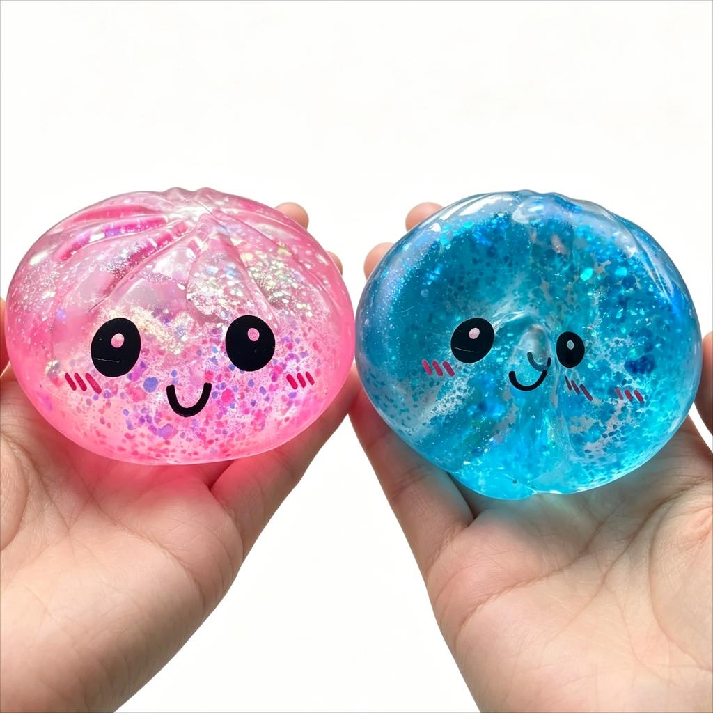Aluat de Maltoză Squishy Flash Găluște Mingi de Presiune Jucărie Fidget Jucărie Decompresie Cadou Amuzant