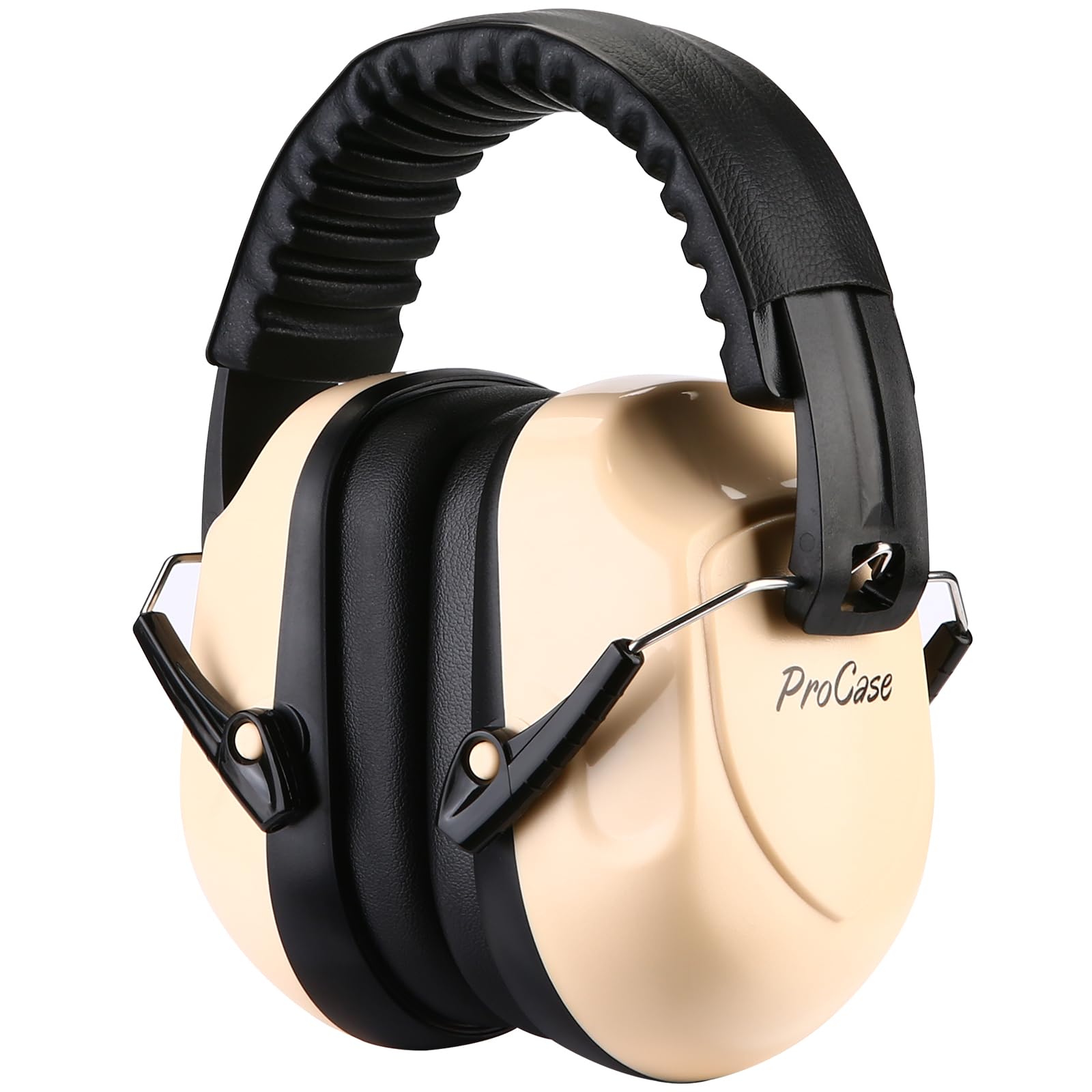 

ProCase Adult Noise Cancelling Earmuffs with Adjustable Hearing Protection Noise Reduction 28dB NRR Beige Headband, Headphones, Rate - бежевый