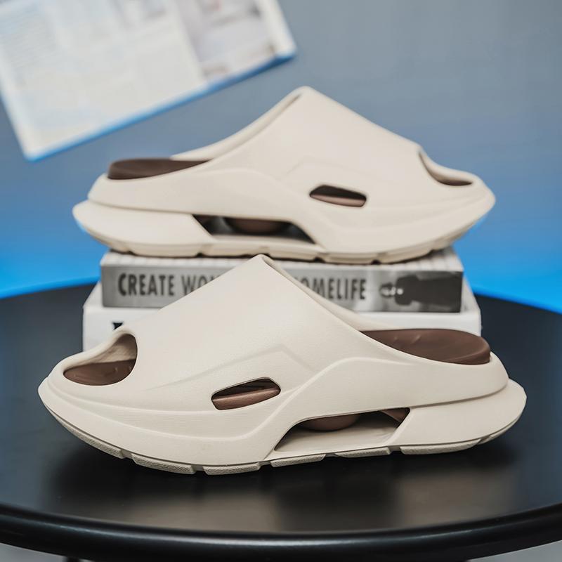 

Летние мужские тапочки, уличные сандалии, пляжные, удобные, мягкие, для дома, новые, мужские, повседневные, садовые, мужские, домашние тапочки 40-41