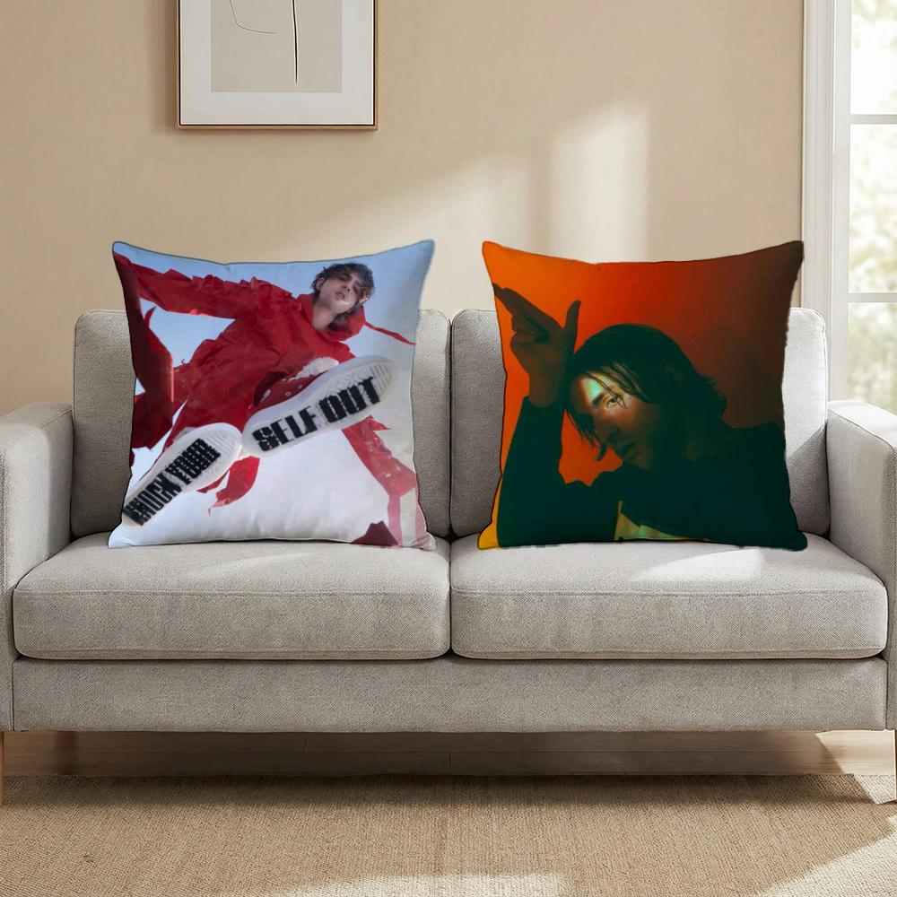Singer Porter Robinson Cushion Cover Multi-Scene Pillow Cover for Home & Car - Reversible, Soft & Durable for Daily Use