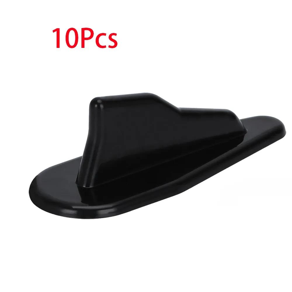 

10 шт. Универсальный черный EVO-стиль крыши ABS плавники акулы спойлер крыло комплект генератор вихрей SLJ-1014 чёрный