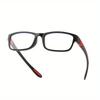 1/4PCS Fashion Reading Glasses Rectangular Presbyopia Full Frame Unisex for Men Women
