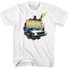 Back To the Future Classic Car Graphic T-shirt Camiseta Summer Short Sleeve T-shirt Back To the Future Cotton Men's T-shirt top#Color(7)