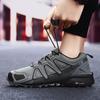Large Size Men's Shoes Summer New Outdoor Sports Casual Shoes Breathable Mesh Non-slip Travel Shoes Off-road Running Shoes