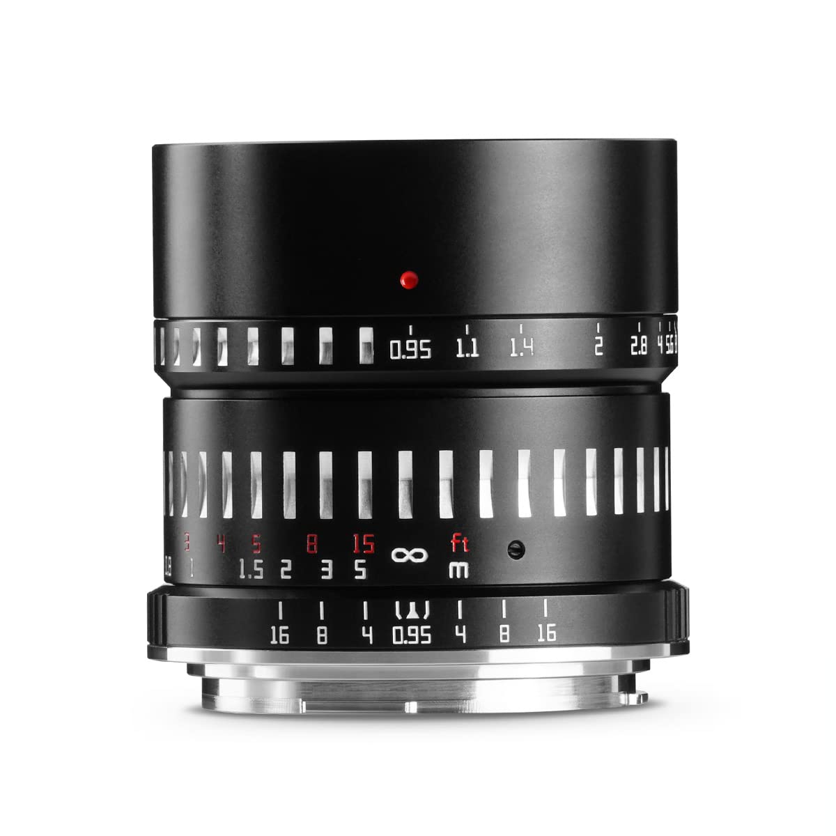 

TTArtisan 50mm C L Mount Black x Silver Lens Famous Optics 2 Year Warranty f/0.95 APS-C