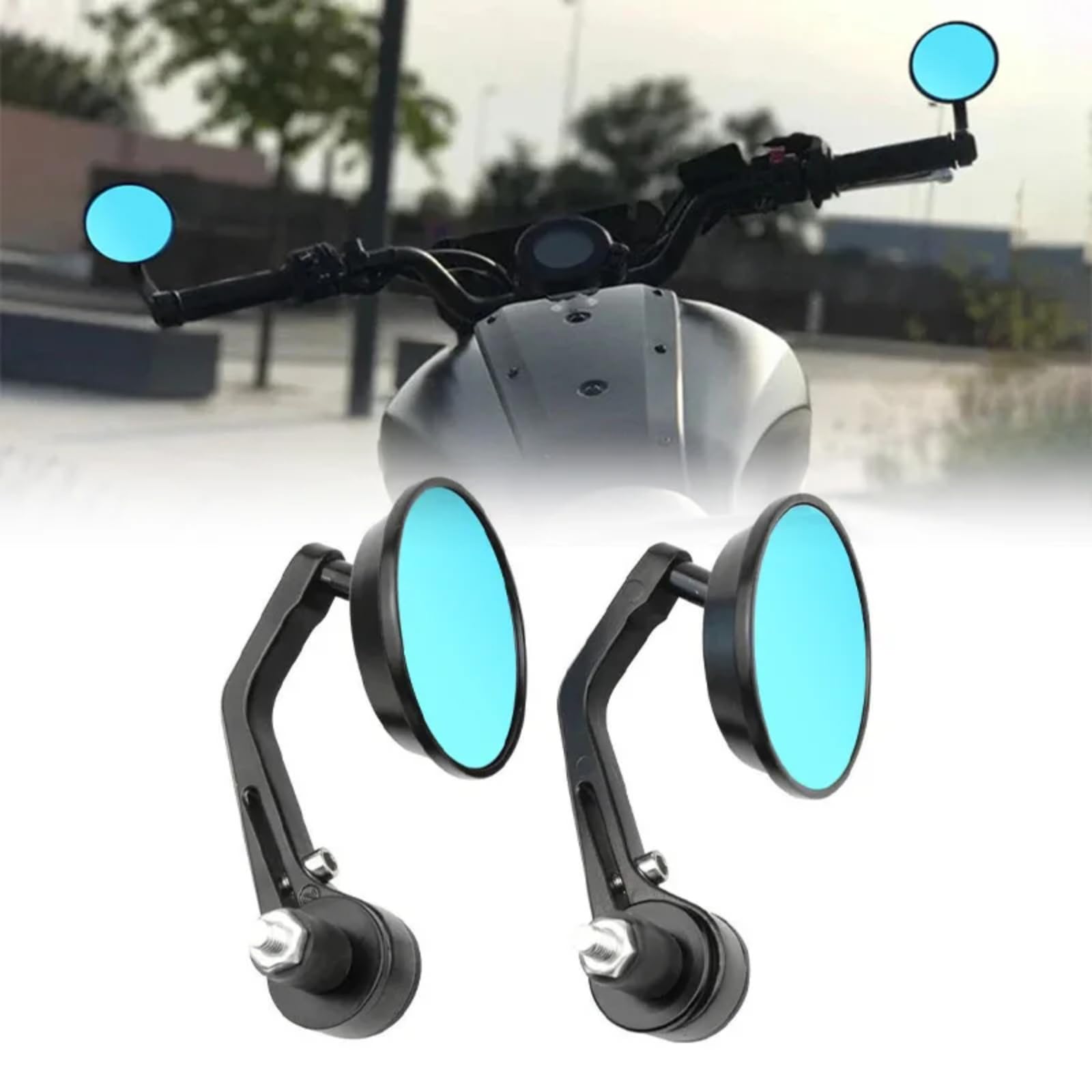 

EODIEMD Для 2025 XSR125 155 Xsr125 xsr155 2024-2019 Мотоциклетне дзеркало заднього виду 7/8 дюйма кругле синій