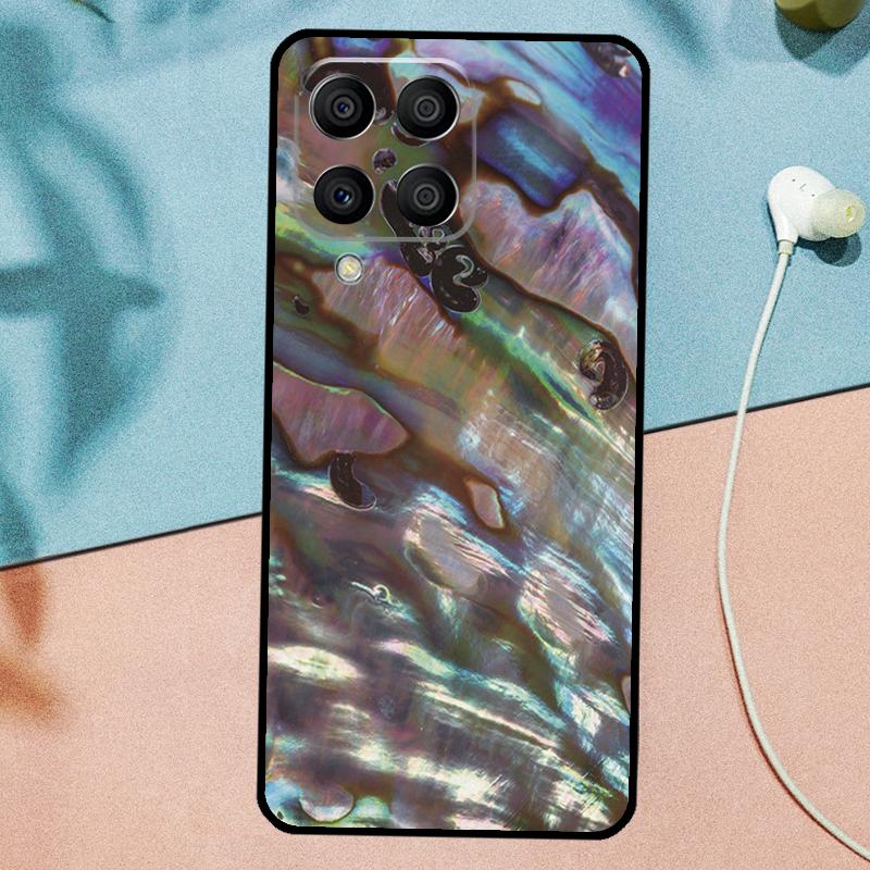 Abalone Sea Shell Texture For Samsung Galaxy M14 M34 M54 M20 M06 M16 M12 M13 M15 M35 M55 M33 M53 M21 M31 M32 M52 Case