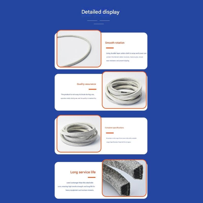 D3951 Rubber Drive Belt For Boulevard B200 B205 D500 A105 Riding Lawnmower Grass Cutting Equipment Transmission