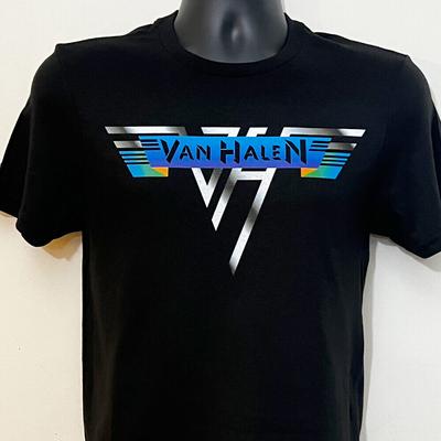 Van Halen Classic Rock Vintage 80S 90S Guitar Evh Black Unisex T-Shirt