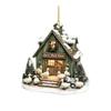 Christmas Animals and Acrylic Hanging Ornaments, Rustic Holiday Decor, 10