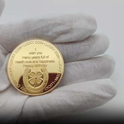 Commemorative Medal, Festival Celebration, Lucky Coin, Happy Birthday Commemoration