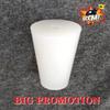 White Silicone Bung 25 X 38/32 X 48 Bored Fit 23L Carboys and 3/5L Erlenmeyer Flask Beer Brewing Bar Tool