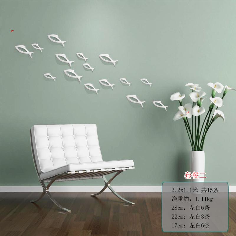 

Wall Decoration Creative Home Decor Living Room Sofa Wall Decoration 3D Fish Wall Decoration Hanging Decor Home Decor
