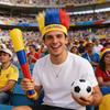 Fan Wigs, Flag Color Headbands, Football Game Cheering Props, Headwear