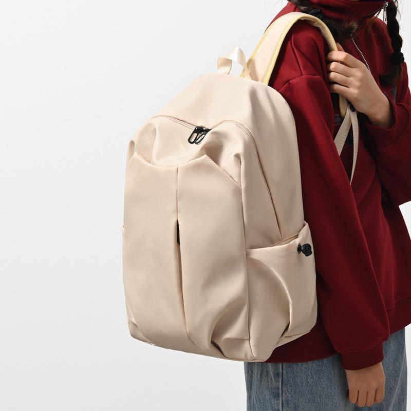 Backpack Simple Large Capacity Student School Bag Men's and Women's Folded Backpack Outdoor Leisure Travel Backpack