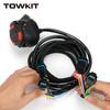 For Pajero V97/V93 trailer wiring harness Eur 13/7 pin trailer RV tail light signal Australia 12/7 pin PAJERO V77 V73 Socket