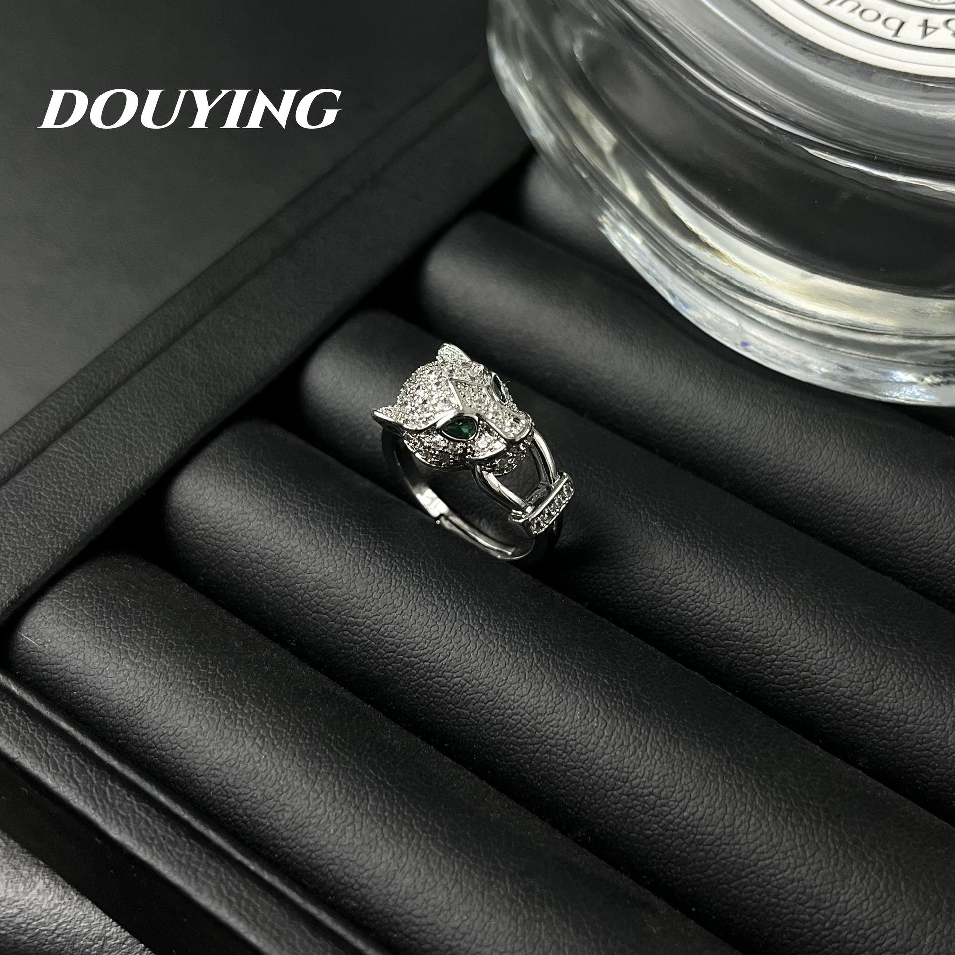 

Trendy And Stylish Animalthemed Ring With Silver Leopard Head Perfect For Women Fashionforward