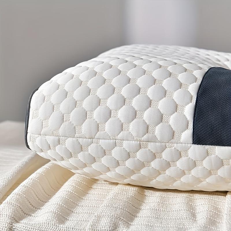 Massage Neck Pillows Adjustable Ergonomic Orthopedic Contour Support, High-Quality Pillow Core With Removable Zippered Cover