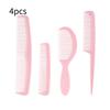 Premium Black Hair Styling Comb Set 4 Pieces Plastic Hair Comb Professional Quality