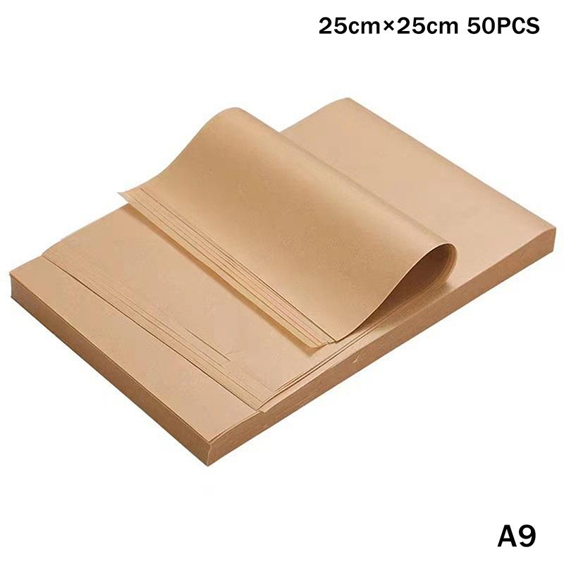 50/100 Stück Pergamentpapier Backpapier Antihaft Vorgeschnittenes Backpergament Backpapier Für Ofen Heißluftfritteuse Grillmatte Papier