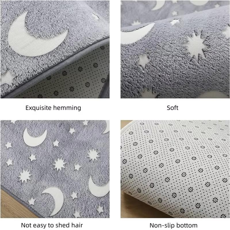 Be Happy Flannel Door Mat Non Slip Washable Funny Owl Print Soft Rug for Front Door Kitchen Entryway Indoor Decor