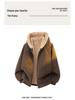 Cappotto invernale con cappuccio in pelle PU stile americano da uomo, spesso e caldo, moda trendy per coppie
