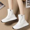 Winter Leather Waterproof Platform Snow Boots for Women Fashion 2025 Novelty Woman Shoes Sale Non Slip Goth New in Plush Ankle