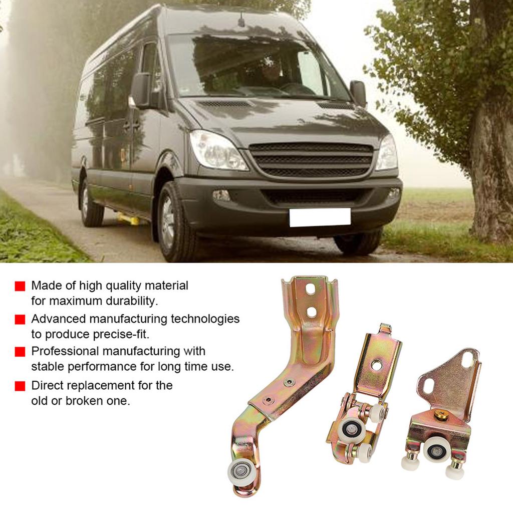 Car Right Sliding Door Roller Guide Set Fit for Mercedes Sprinter 1995 2006 9017601347