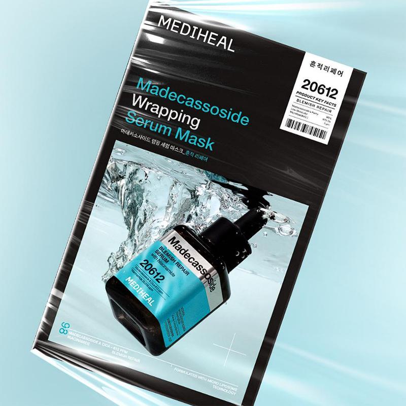 [MEDIHEAL] Madecassoside Wrapping Serum Mask Blemish Repair 25ml*10EA
